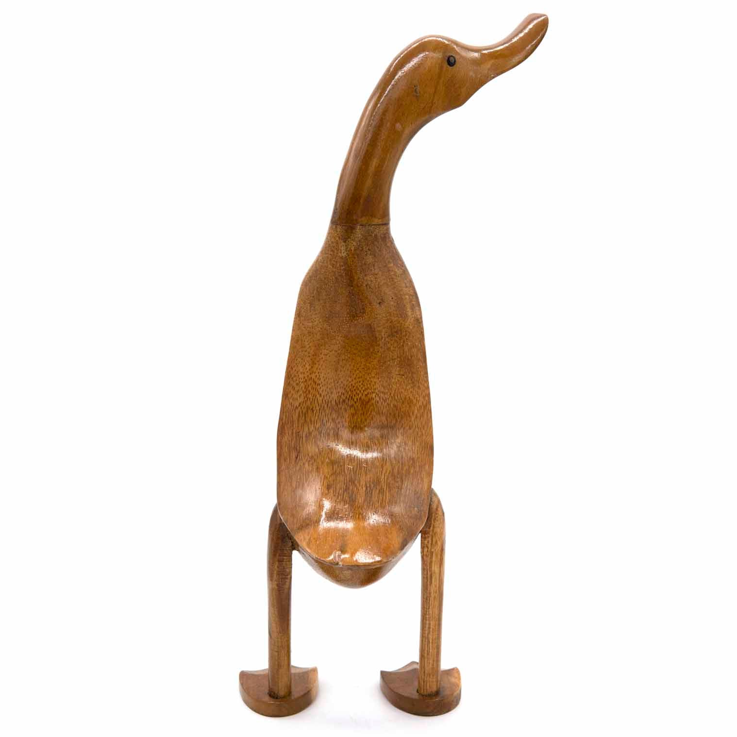 Sculpture de canard en racine de bambou