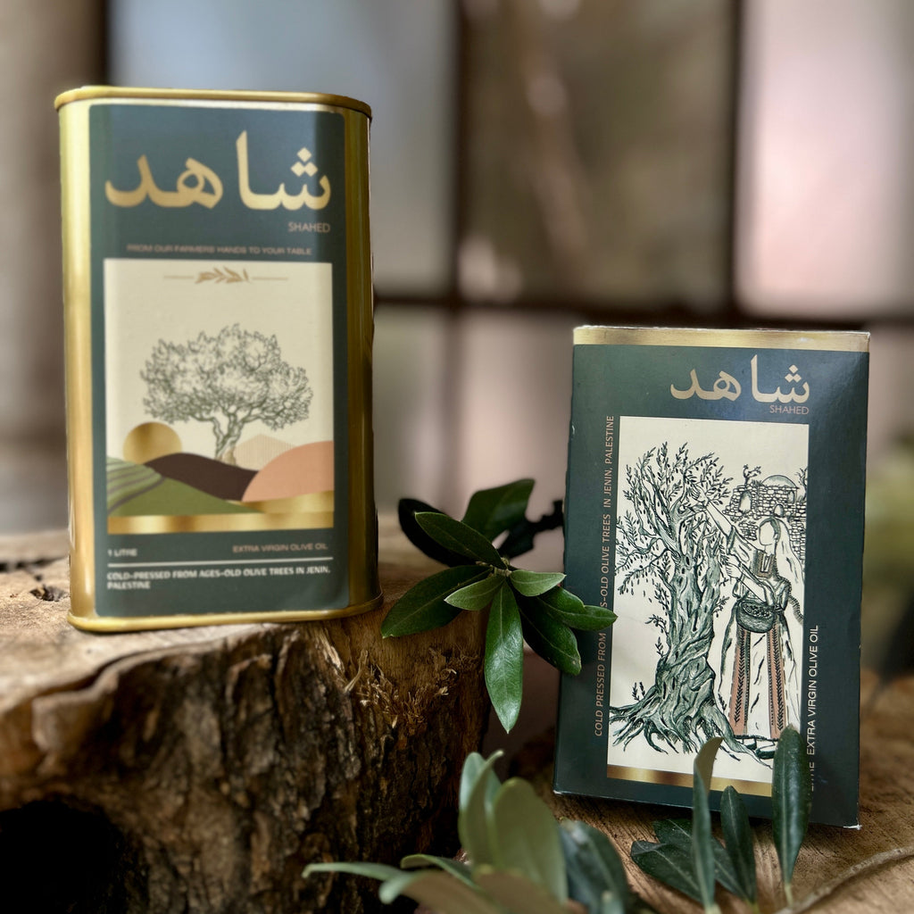 Extra Virgin Olive Oil - Cold Pressed, Organic in Tin 1 Liter