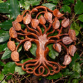 Plaque murale Arbre de Vie, Bois sculpté