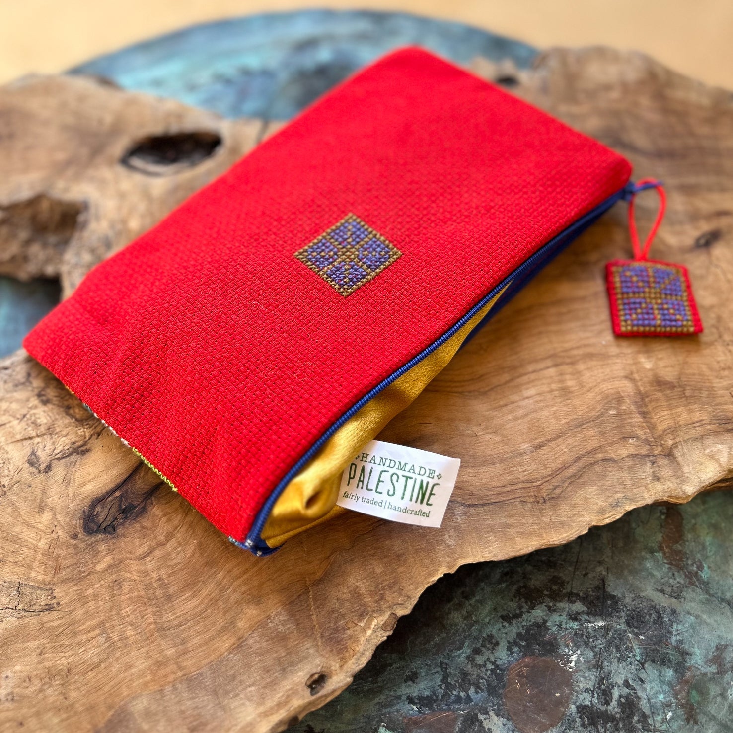 Embroidered Pouch | Handcrafted Accessory Bag