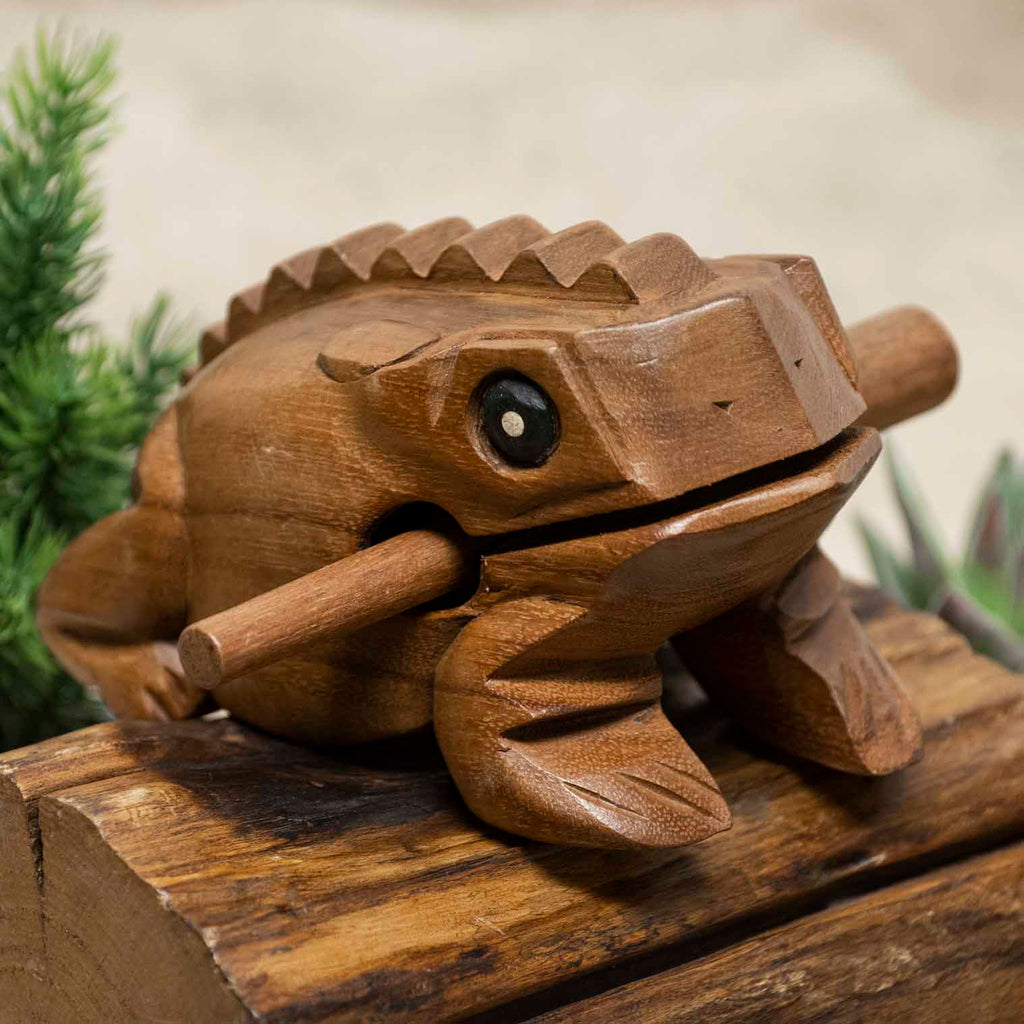 Guiro Grenouille Coassante Moyenne