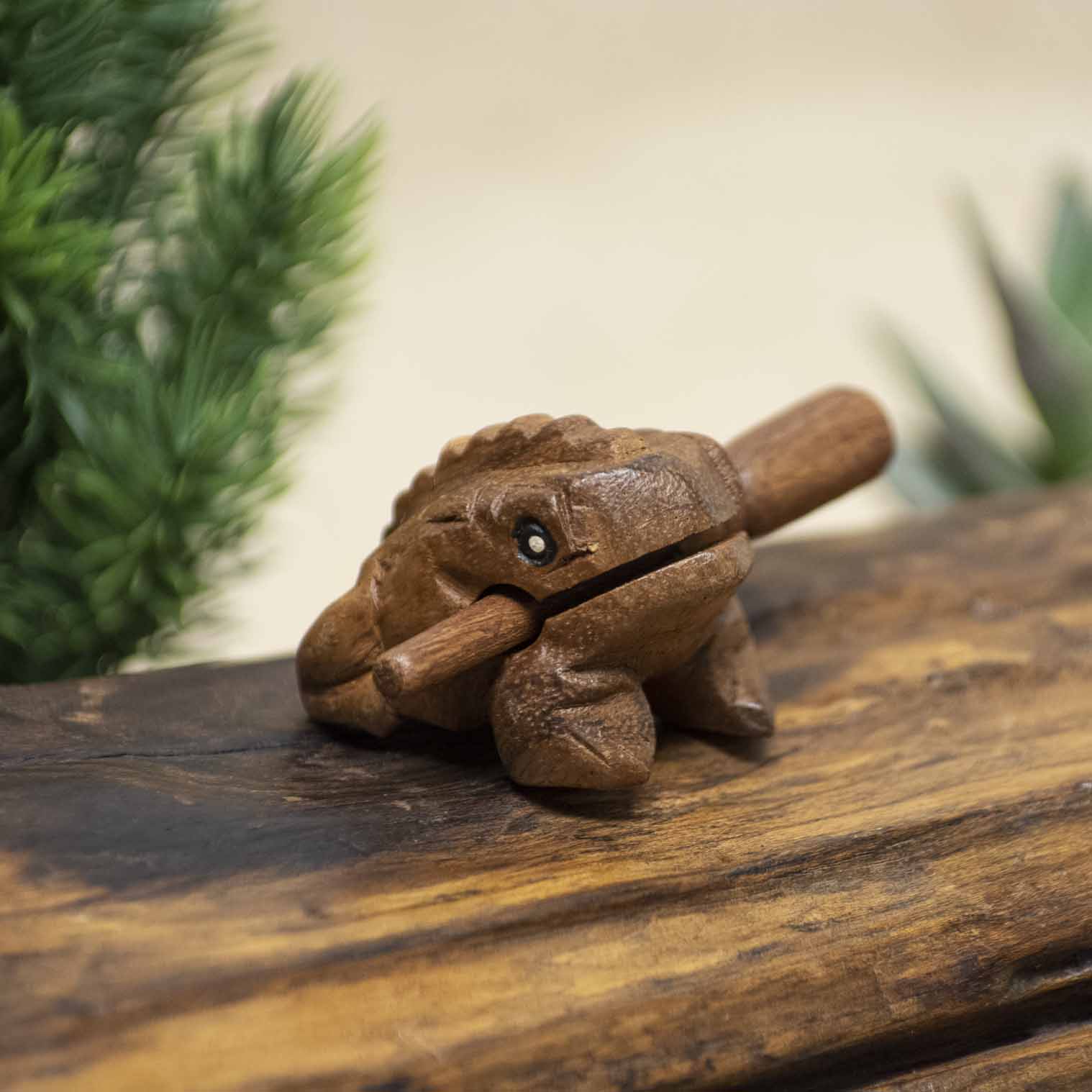 Guiro grenouille coassante miniature