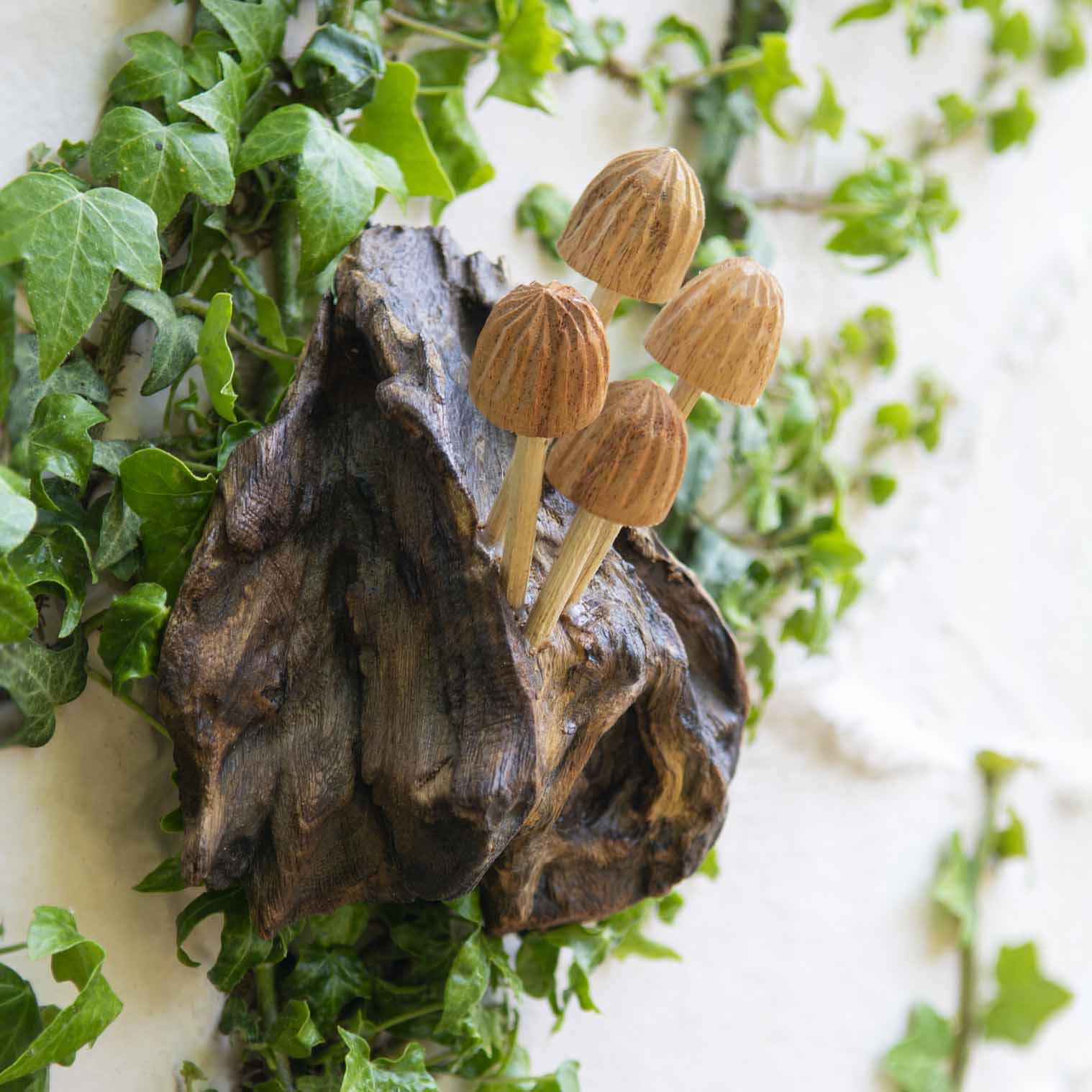 Décoration Murale Champignon Sculpté, Petite