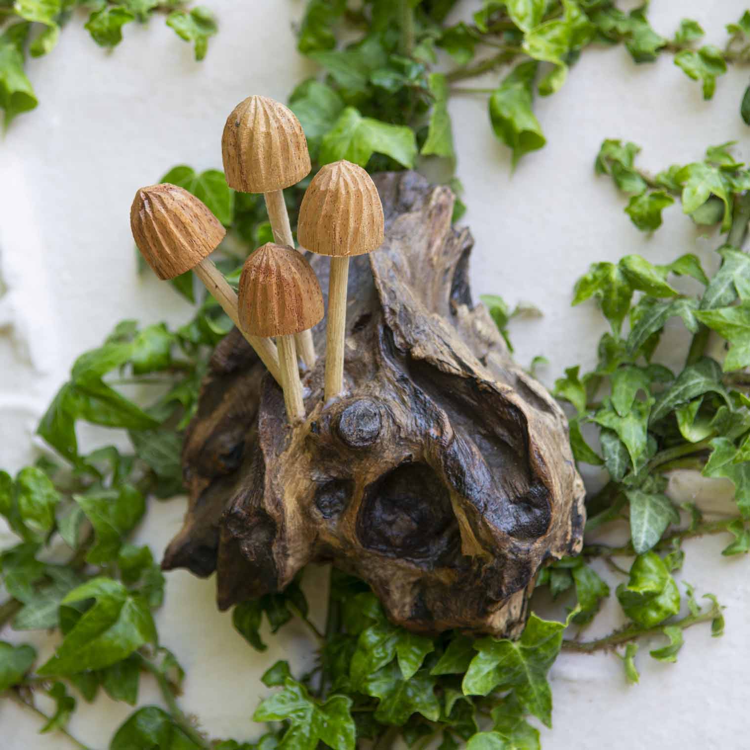 Décoration Murale Champignon Sculpté, Petite