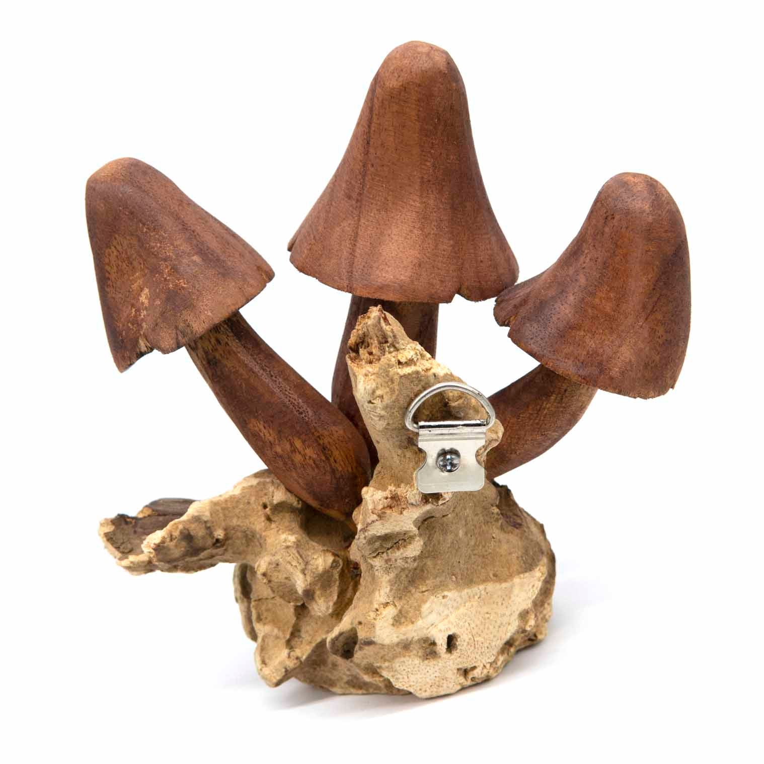 Décoration murale champignon sculpté, grand modèle