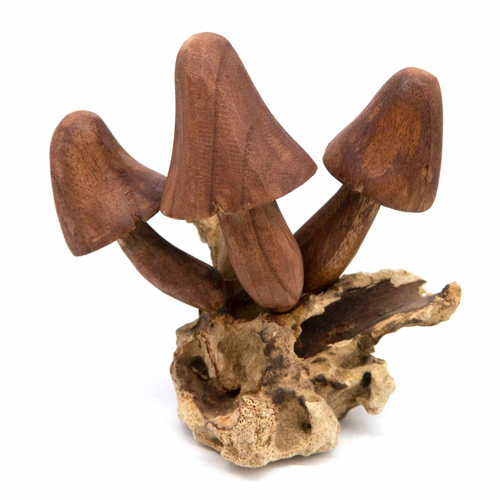 Décoration murale champignon sculpté, grand modèle