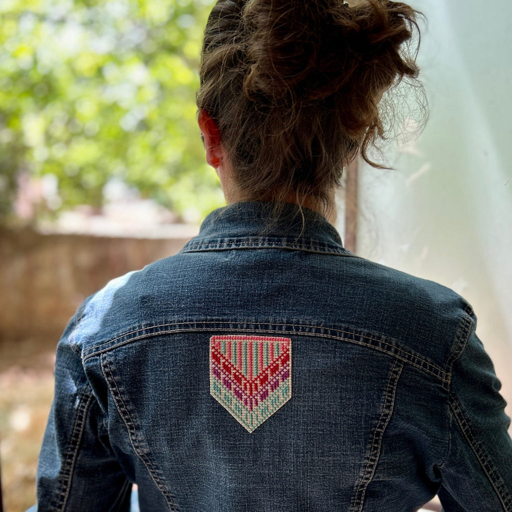 Iron-On Patches | Set of 3 Hand Embroidered