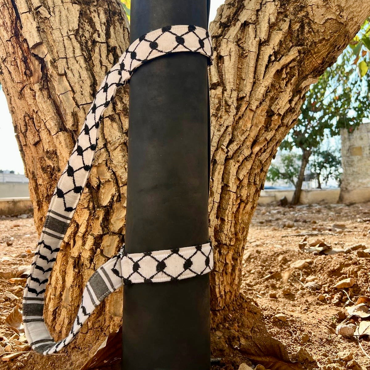 Yoga Mat Strap in Traditional Keffiyeh Fabric