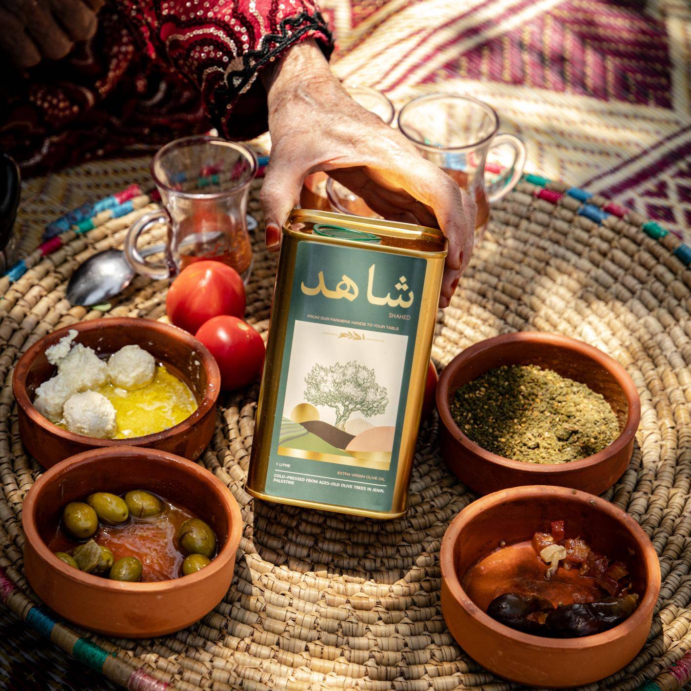 Extra Virgin Olive Oil - Cold Pressed, Organic in Tin 1 Liter
