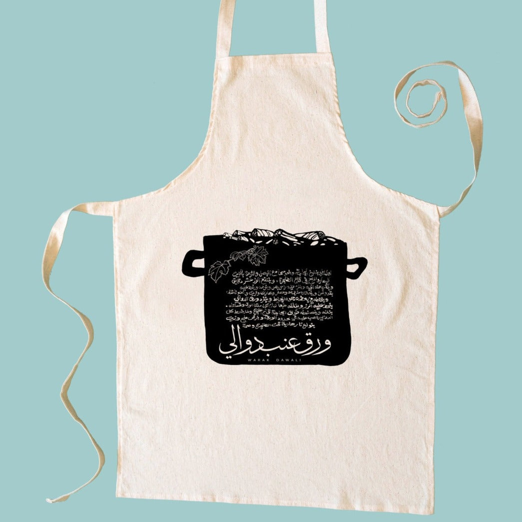 Kitchen Apron with Traditional Recipe Design