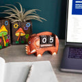 Petit calendrier perpétuel éléphant sculpté