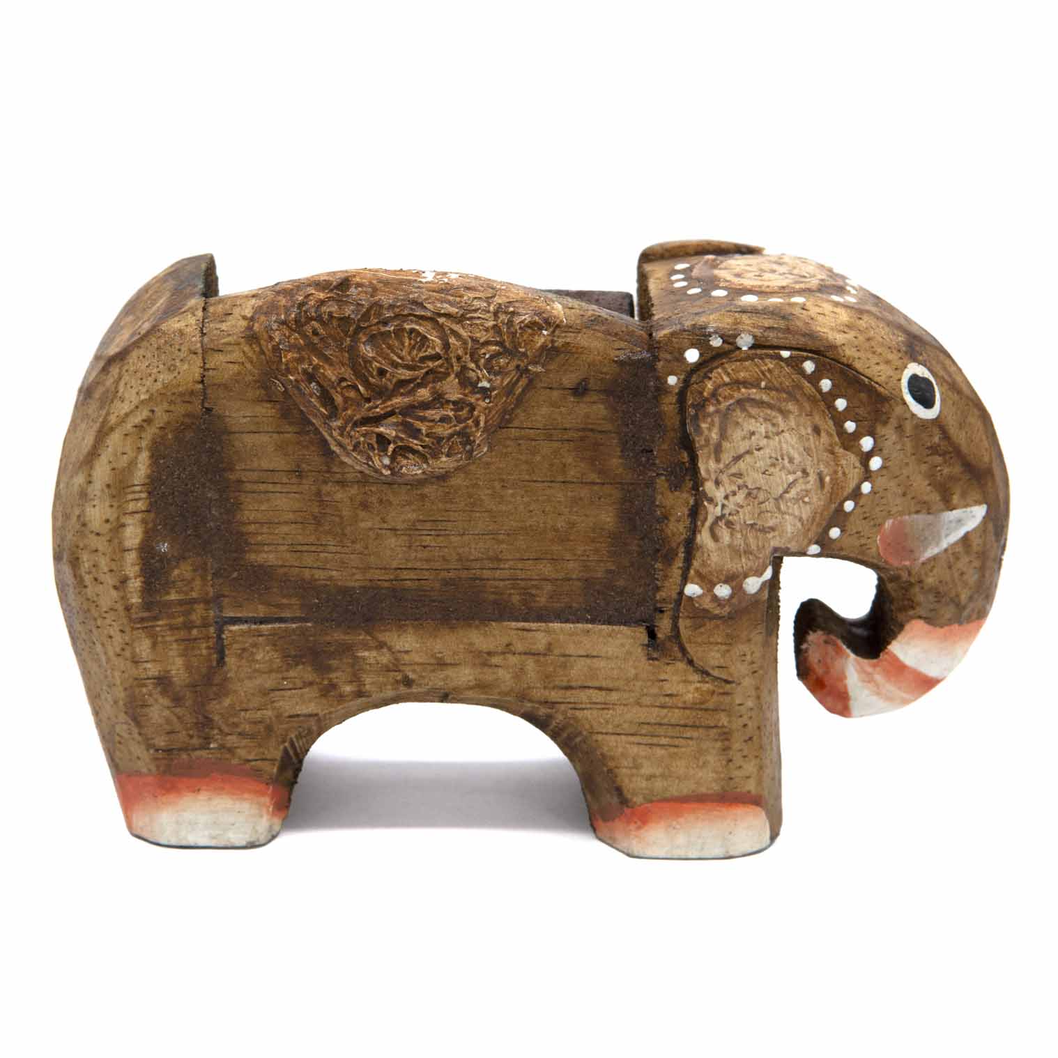 Petit calendrier perpétuel éléphant sculpté