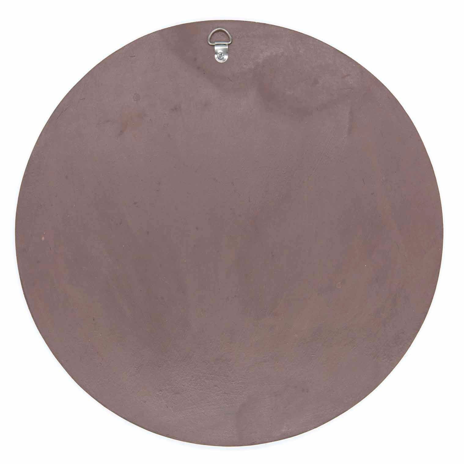 Plaque ronde en bois « Sauvons les abeilles »