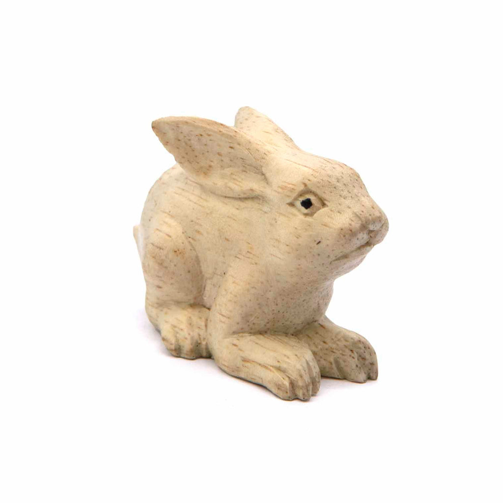 Miniature de lapin sculpté