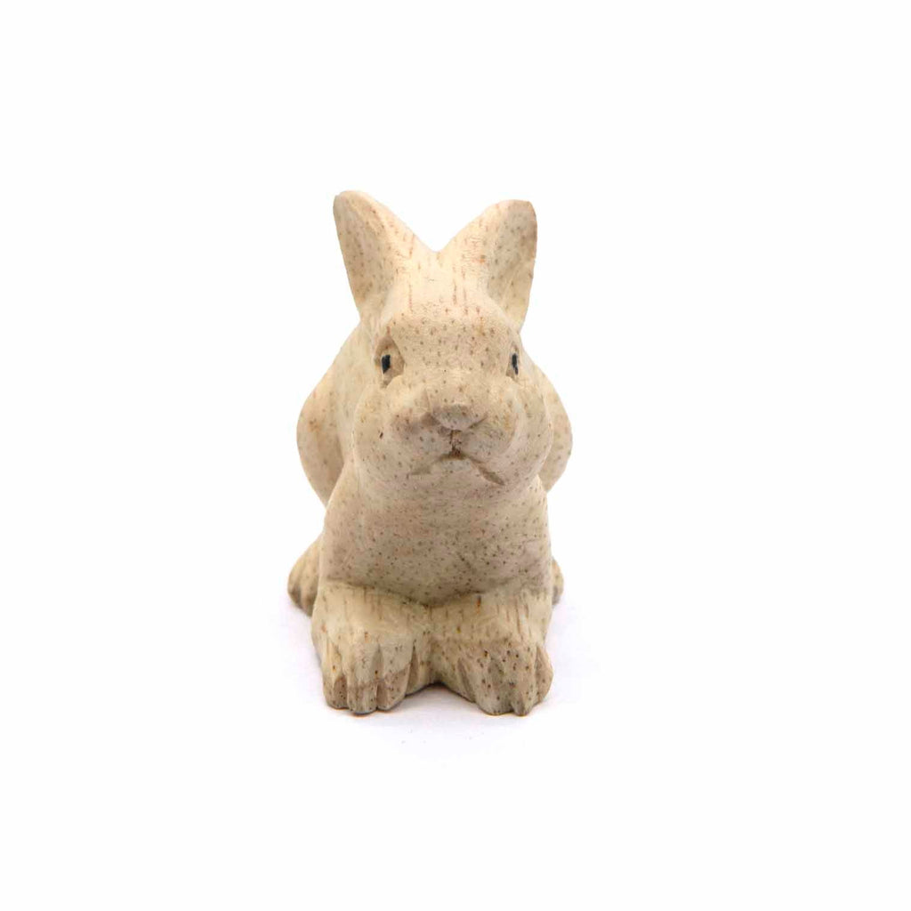 Miniature de lapin sculpté