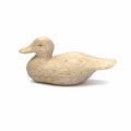 Sculpture de canard en bois d'Albizia