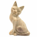 Sculpture de chat assis