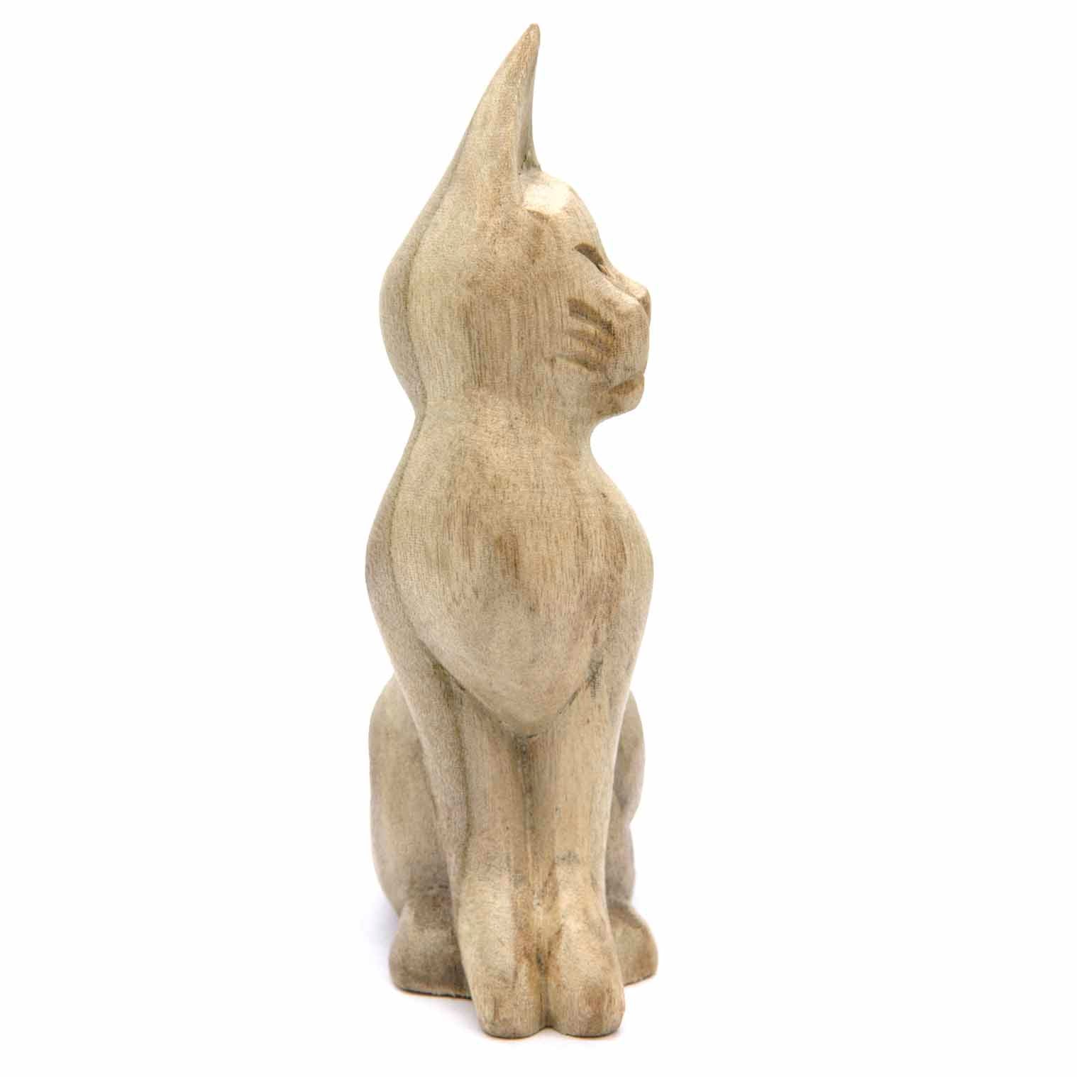 Sculpture de chat assis