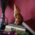 Sculpture Loup Hurlant, Taille Moyenne