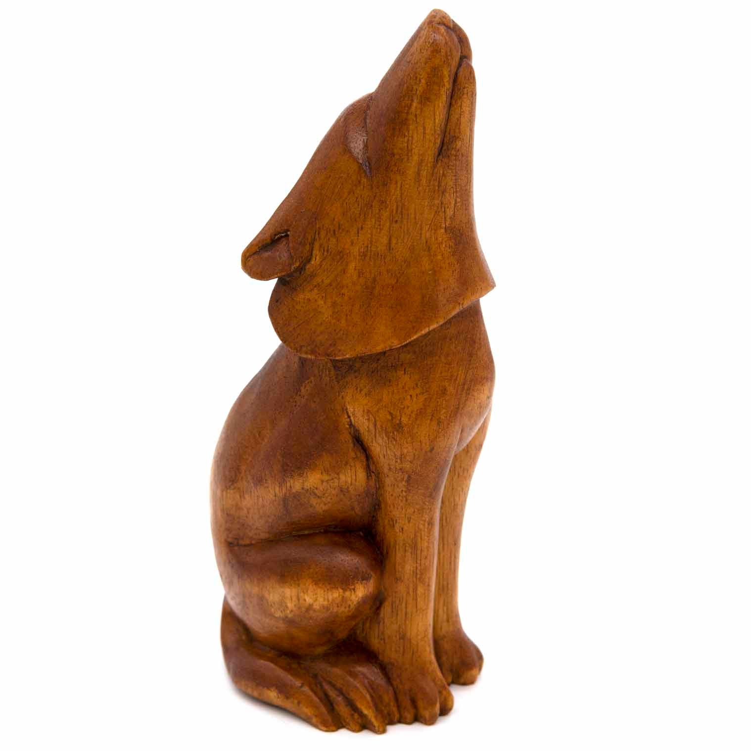 Sculpture Loup Hurlant, Grande