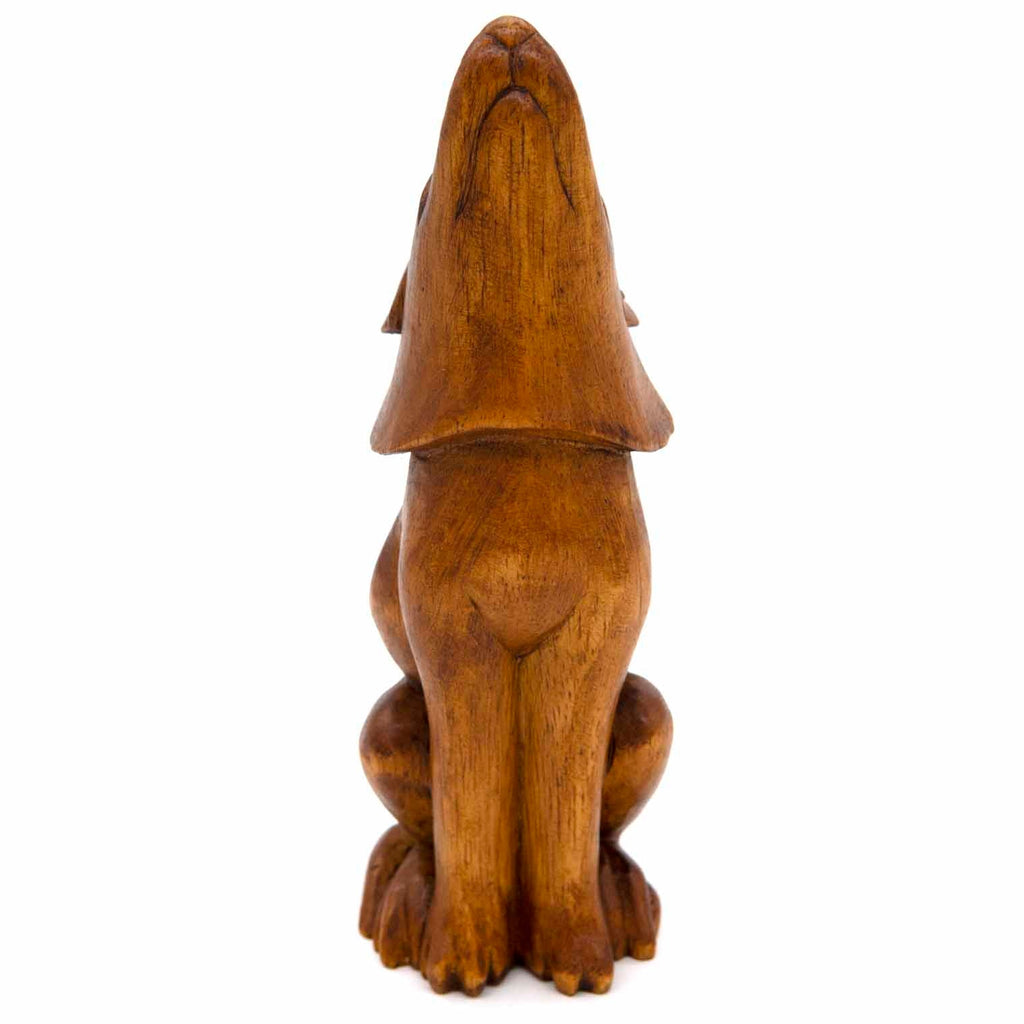 Sculpture Loup Hurlant, Grande