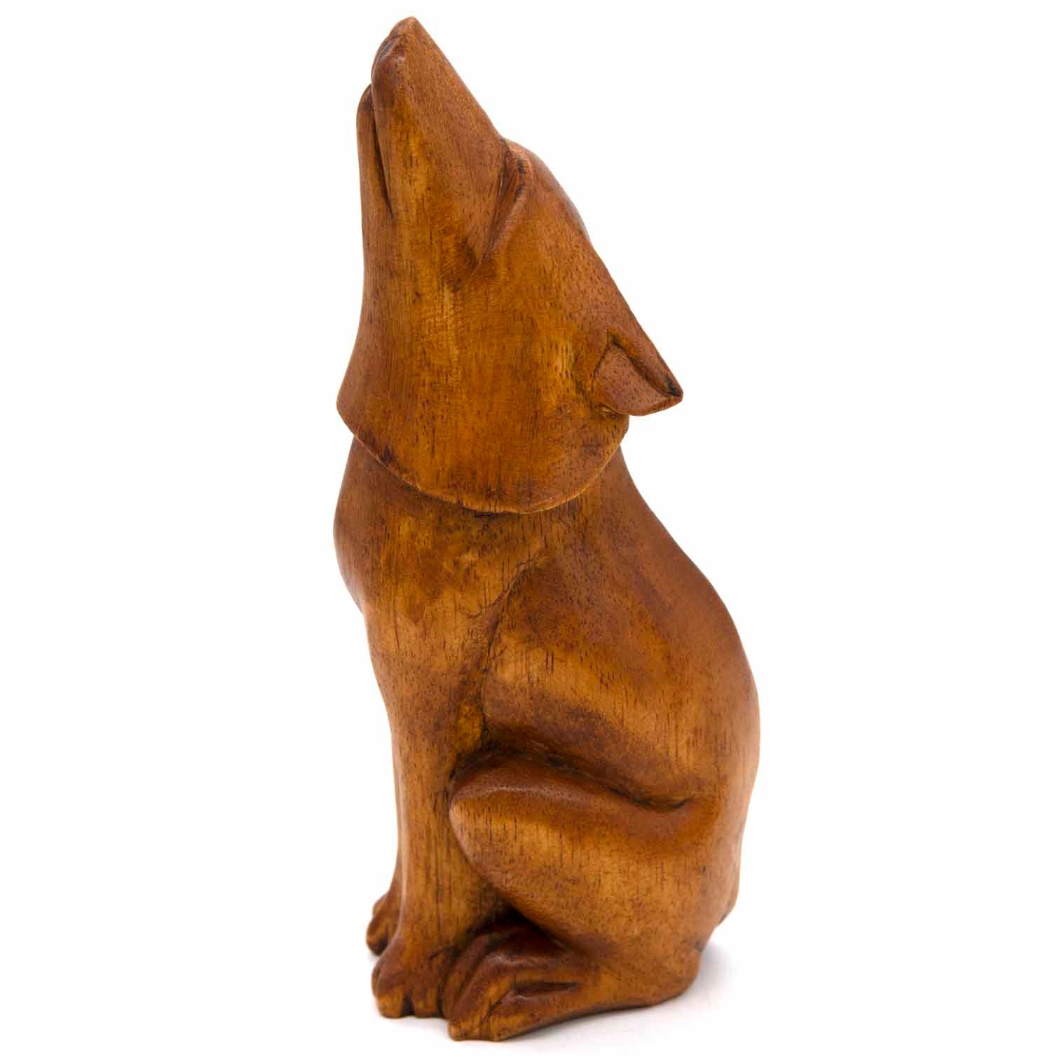 Sculpture Loup Hurlant, Grande