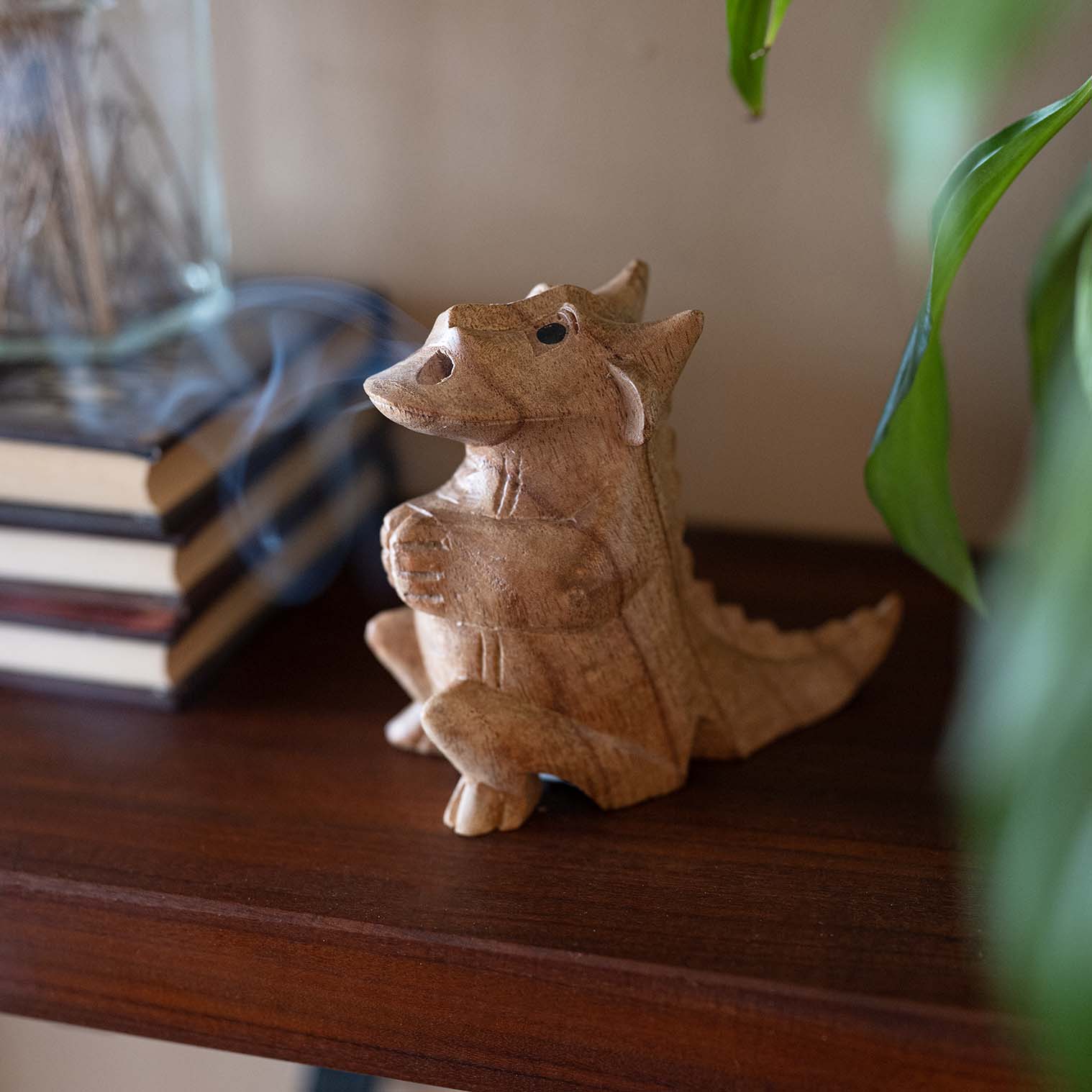 Petit brûleur d'encens Dragon Fumeur