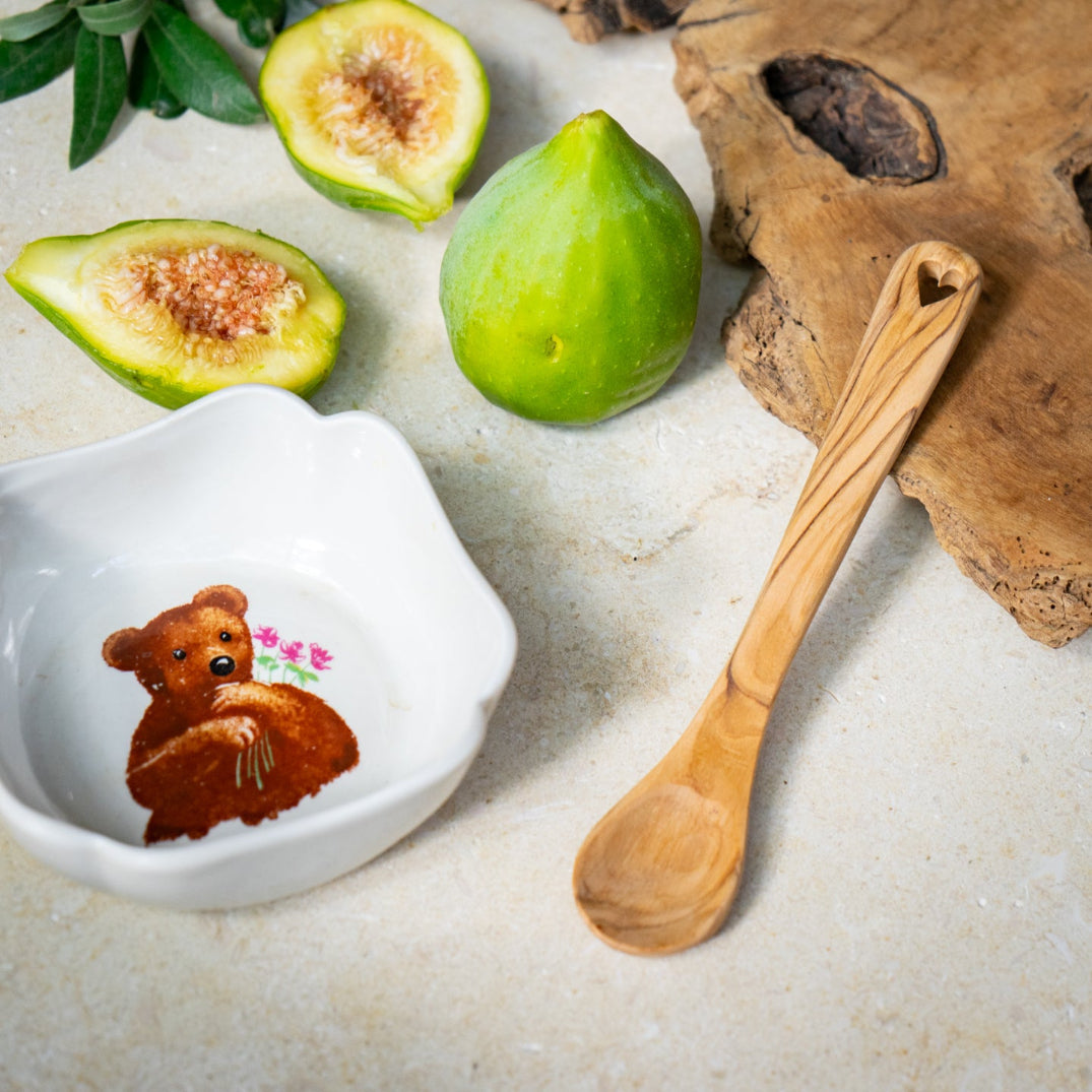 Olive Wood Baby Spoon | Handcrafted