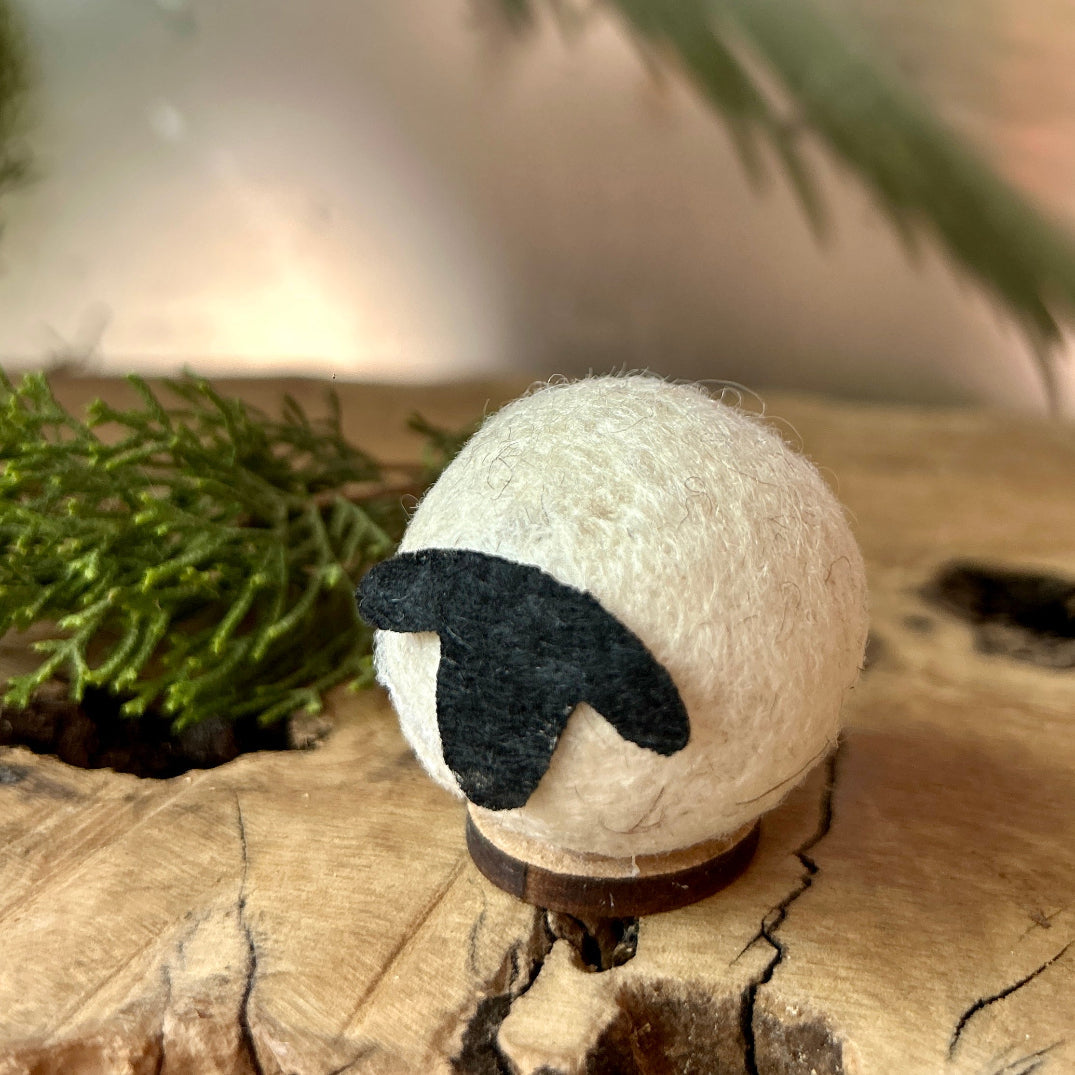 Decorative Sheep Handmade Wool Felt
