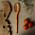Pasta Spoon with Teeth in Olive Wood | Hand Crafted