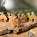 Olive Wood Animal Ornaments | Set of 5 | Handcrafted