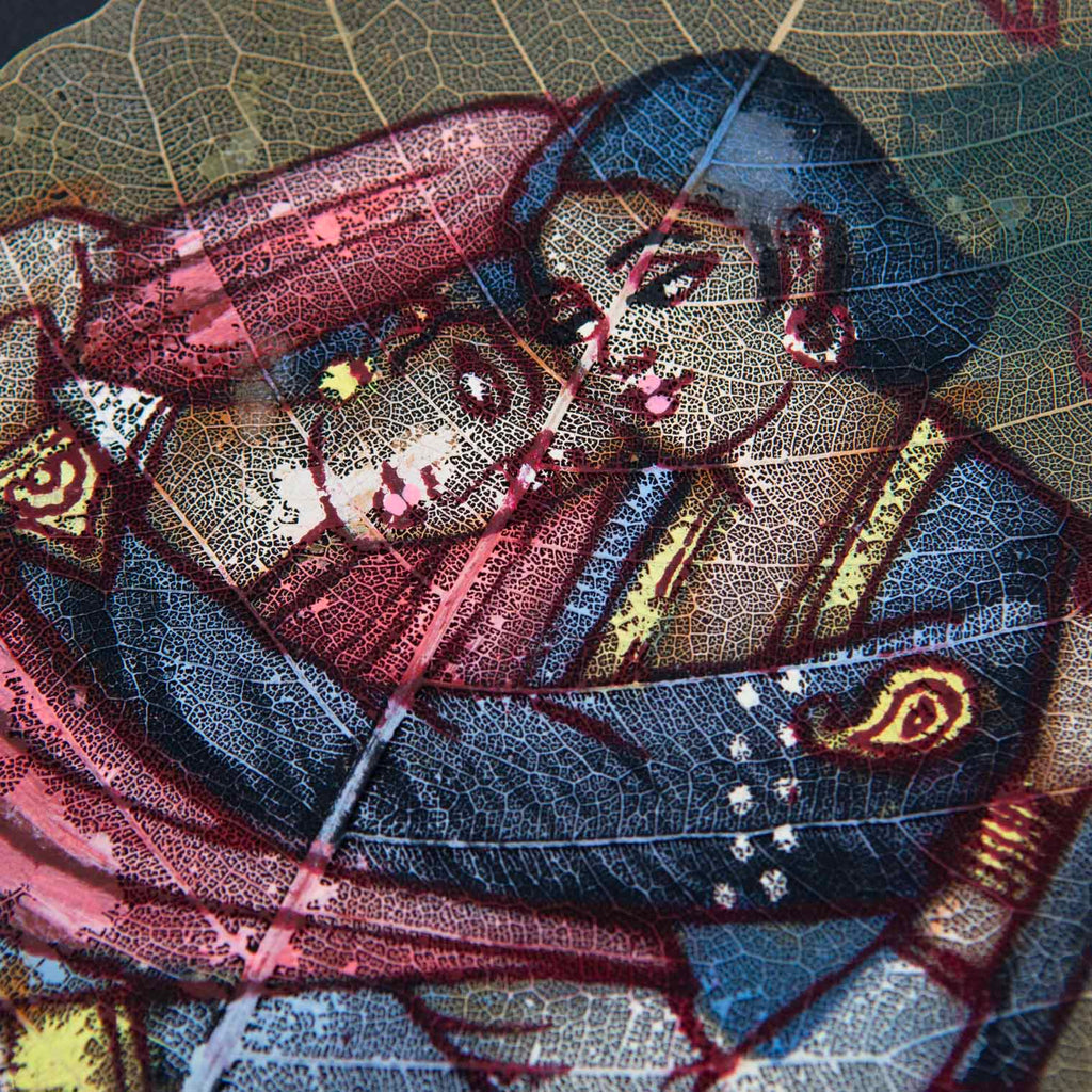 Peinture de feuilles de Peepal, Amoureux