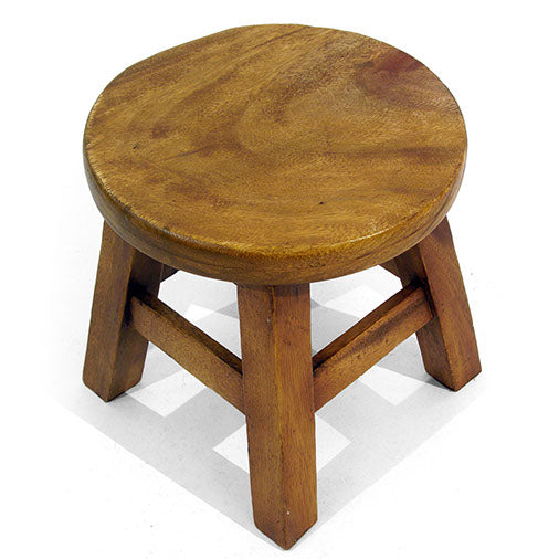 Tabouret en bois de Samanea simple