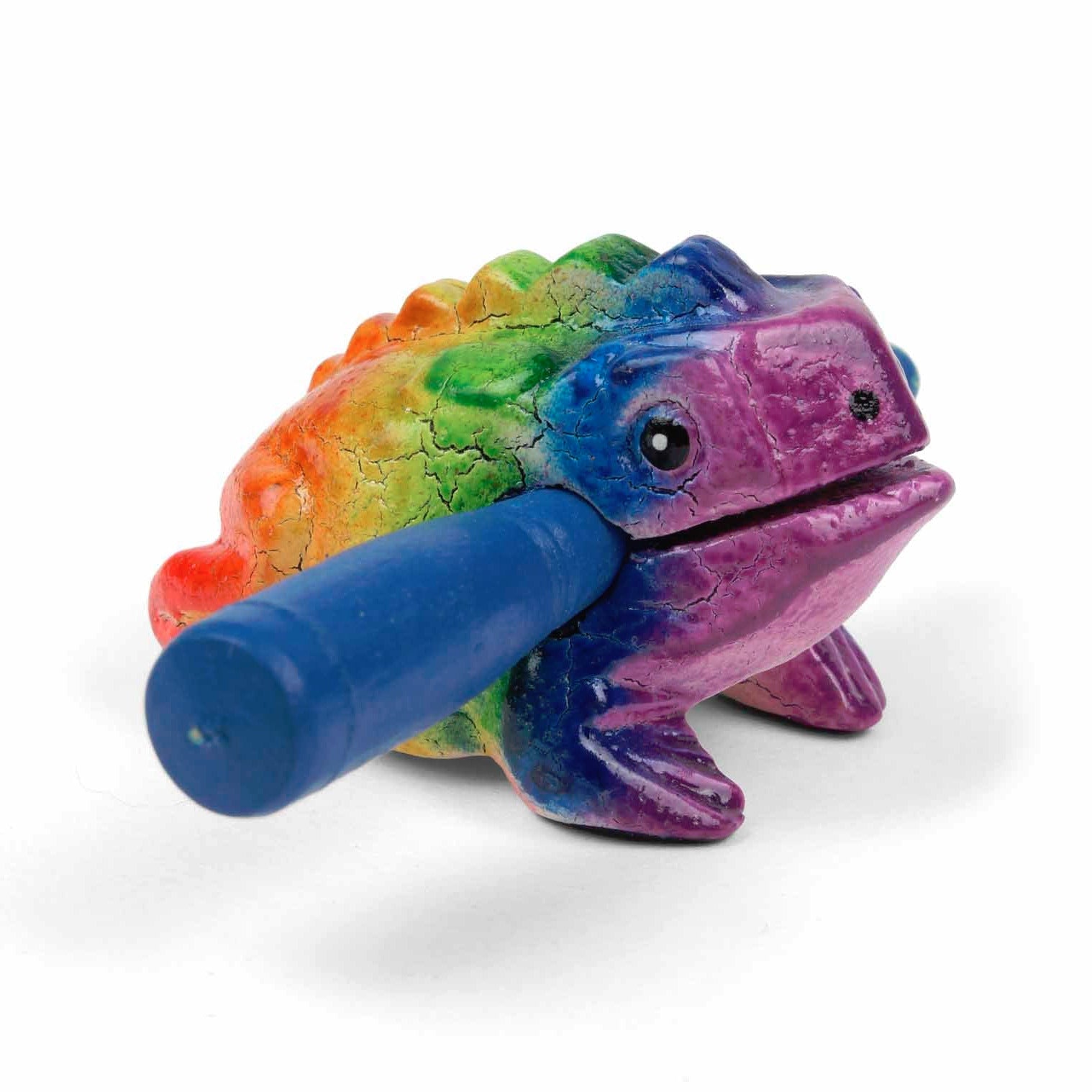 Guiro Grenouille Arc-en-Ciel Miniature