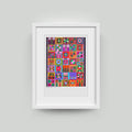 Art Print - Embroidery Painting by Nabil Anani