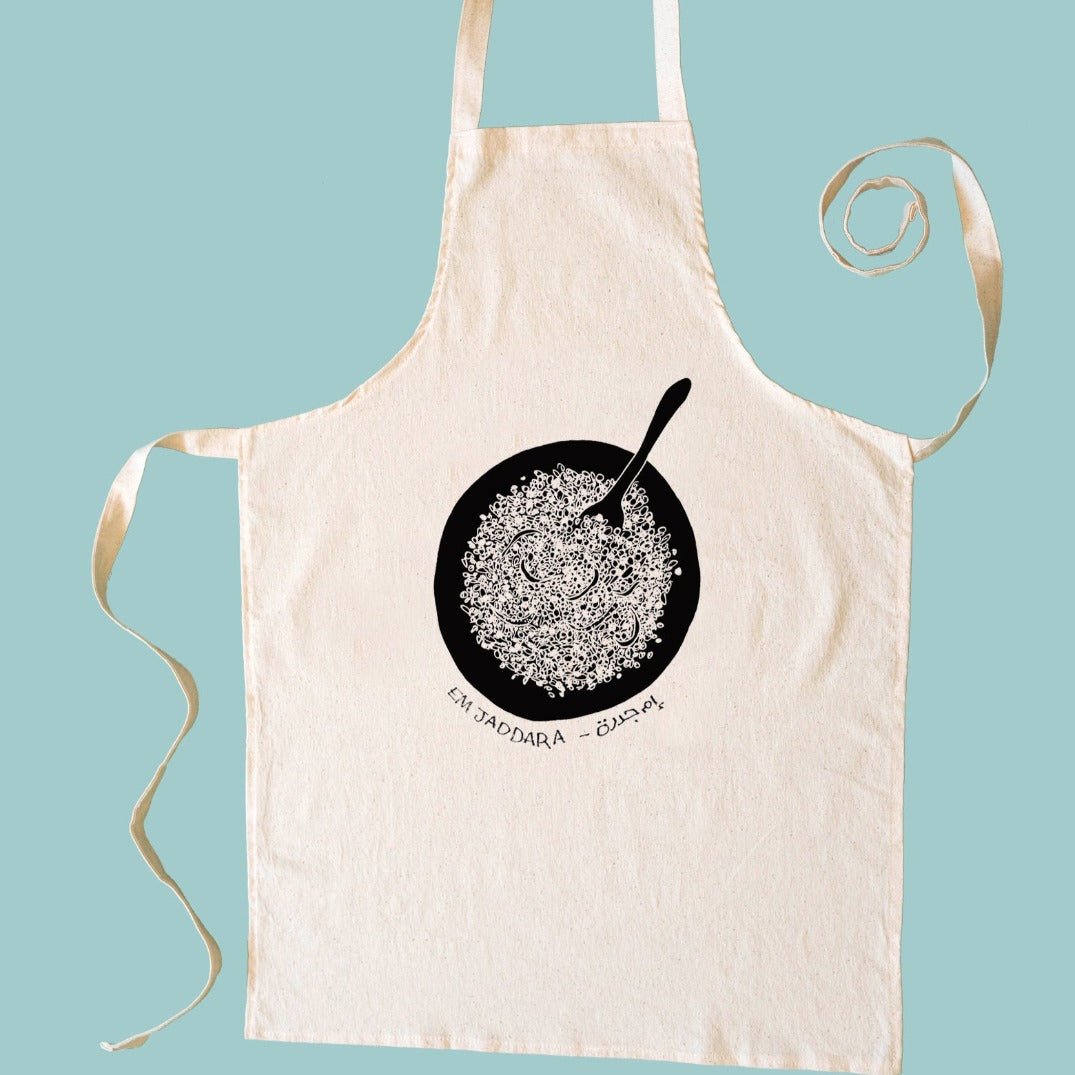 Kitchen Apron with Traditional Recipe Design