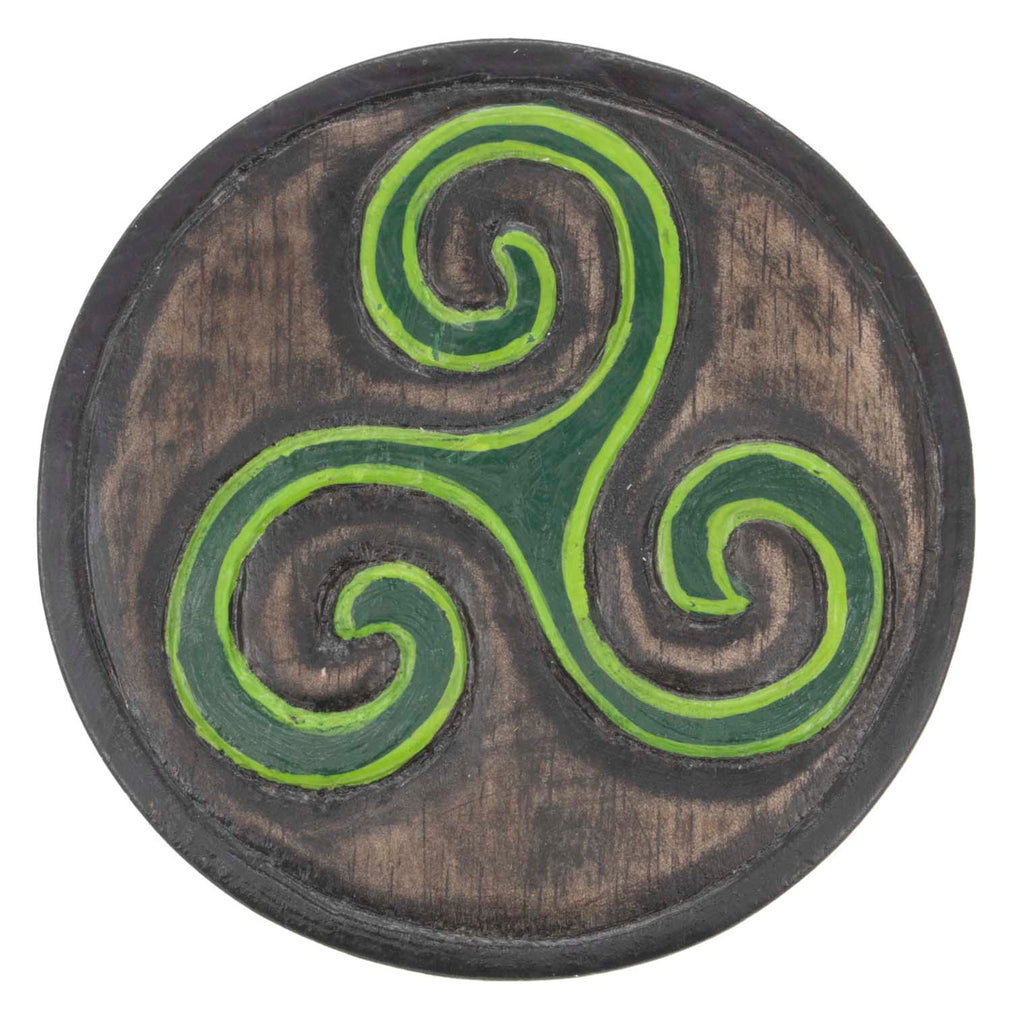 Plaque en bois Triskel, mini