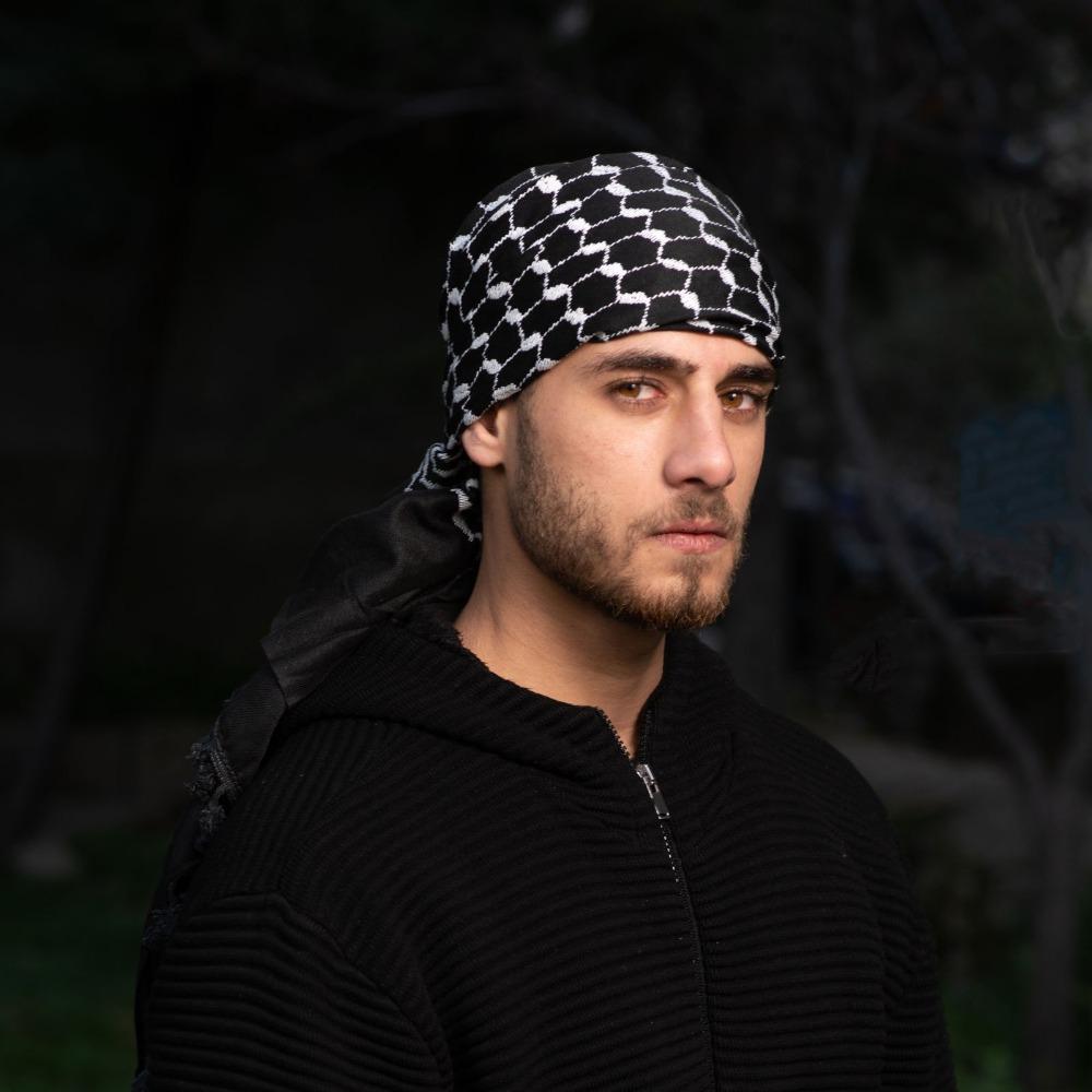 Keffiyeh in Traditional Reversed Style | Shaqloub