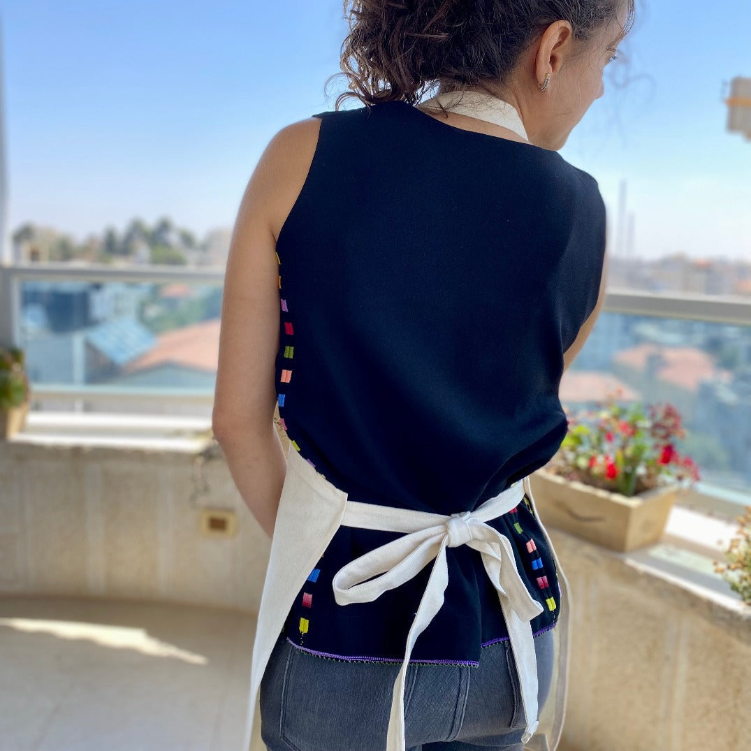 Kitchen Apron with Traditional Recipe Design