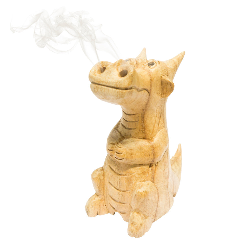 Grand brûleur d'encens dragon fumeur